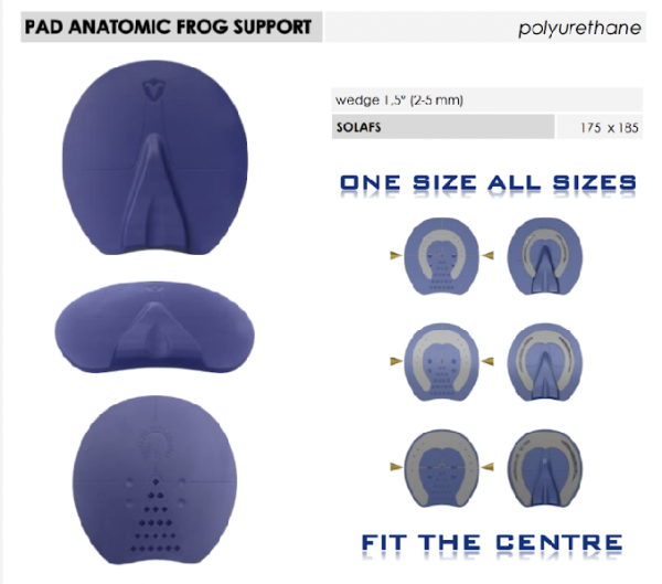 visani anatomic frog pad